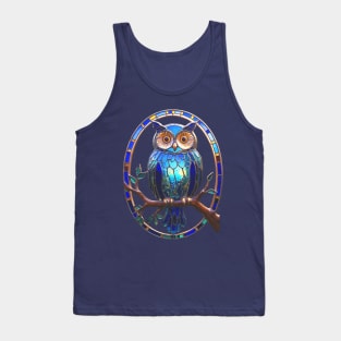 Stained Glass Owl Tank Top